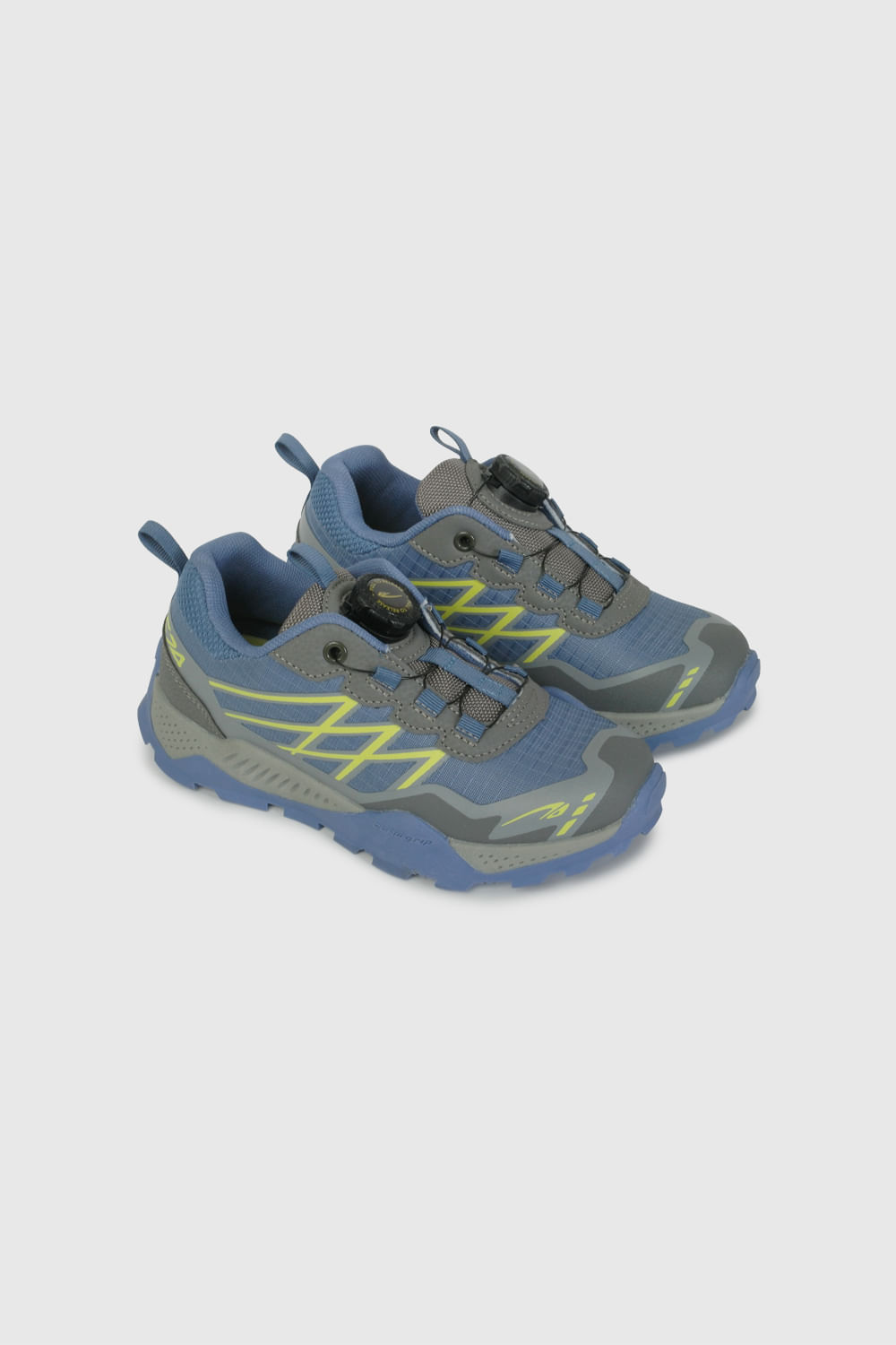 Zapatilla Outdoor Azul Cordón Elasticado de Niño talla 28 a 38