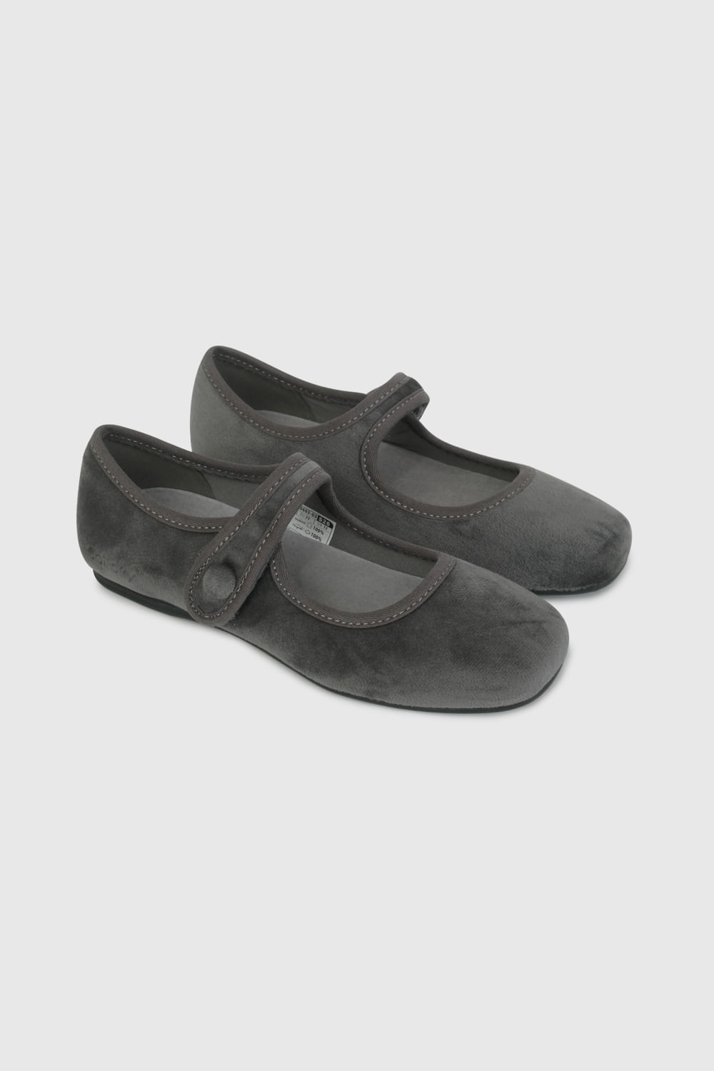 Ballerina Gris Velvet de Niña talla 28 a 38