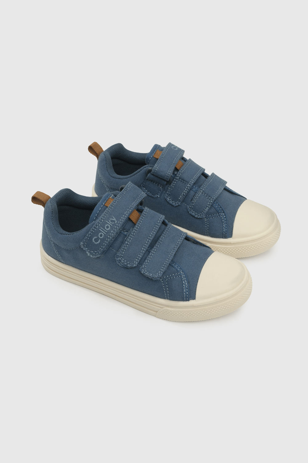 Zapatilla Urbana Azul Lifestyle de niño cierre con velcro