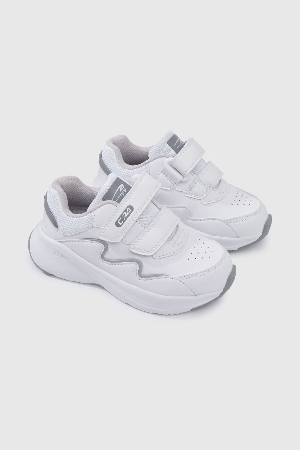Zapatilla Deportiva Blanca C74 caminanteUnisex ecocuero