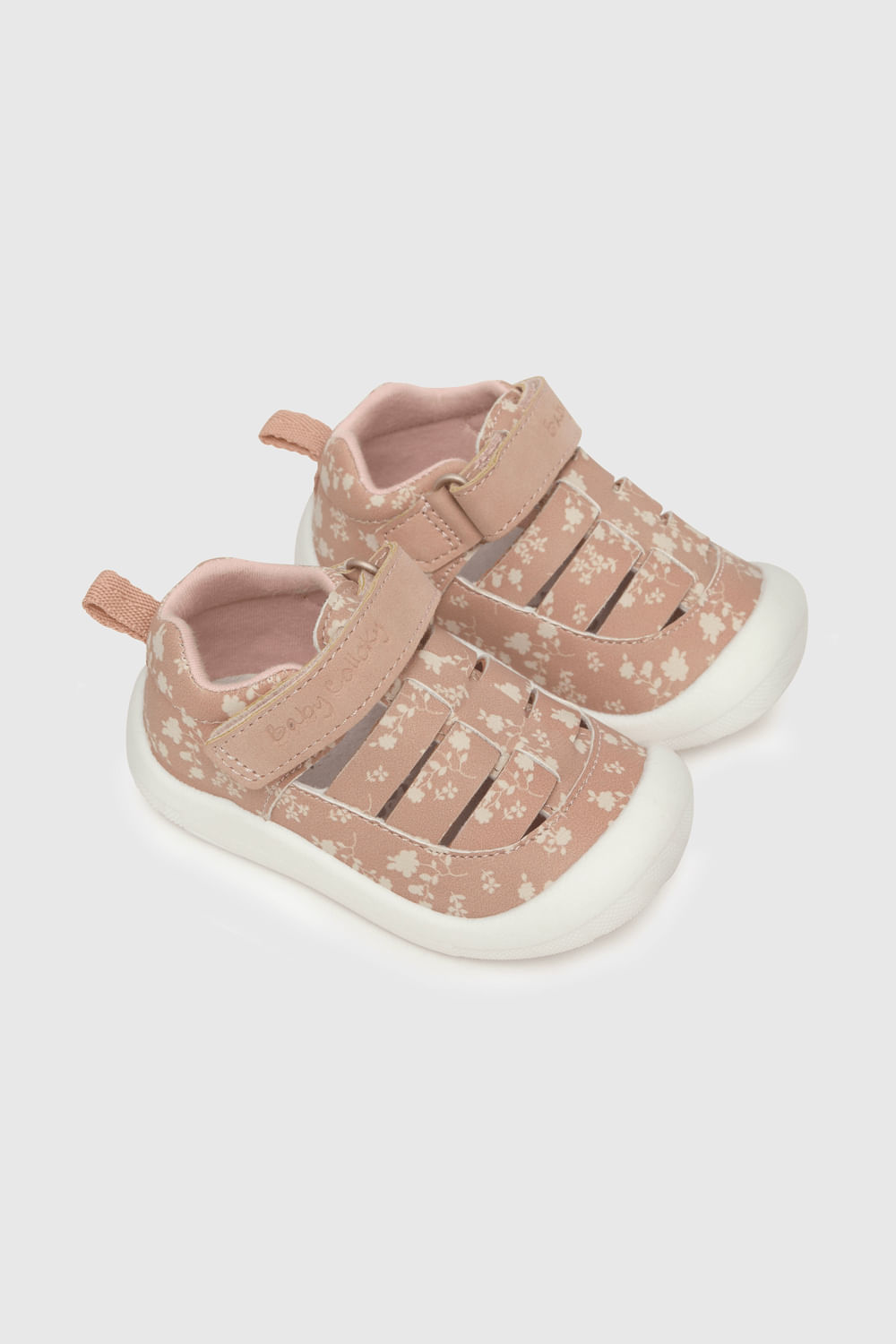 Sandalia Niña Elegancia Floral Rosa - Calce Perfecto