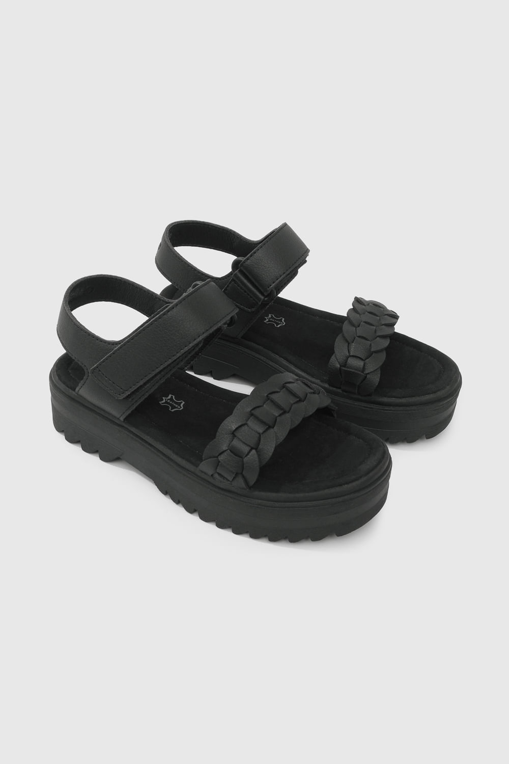 Sandalia Colloky Negra para niña Talla 28 al 38