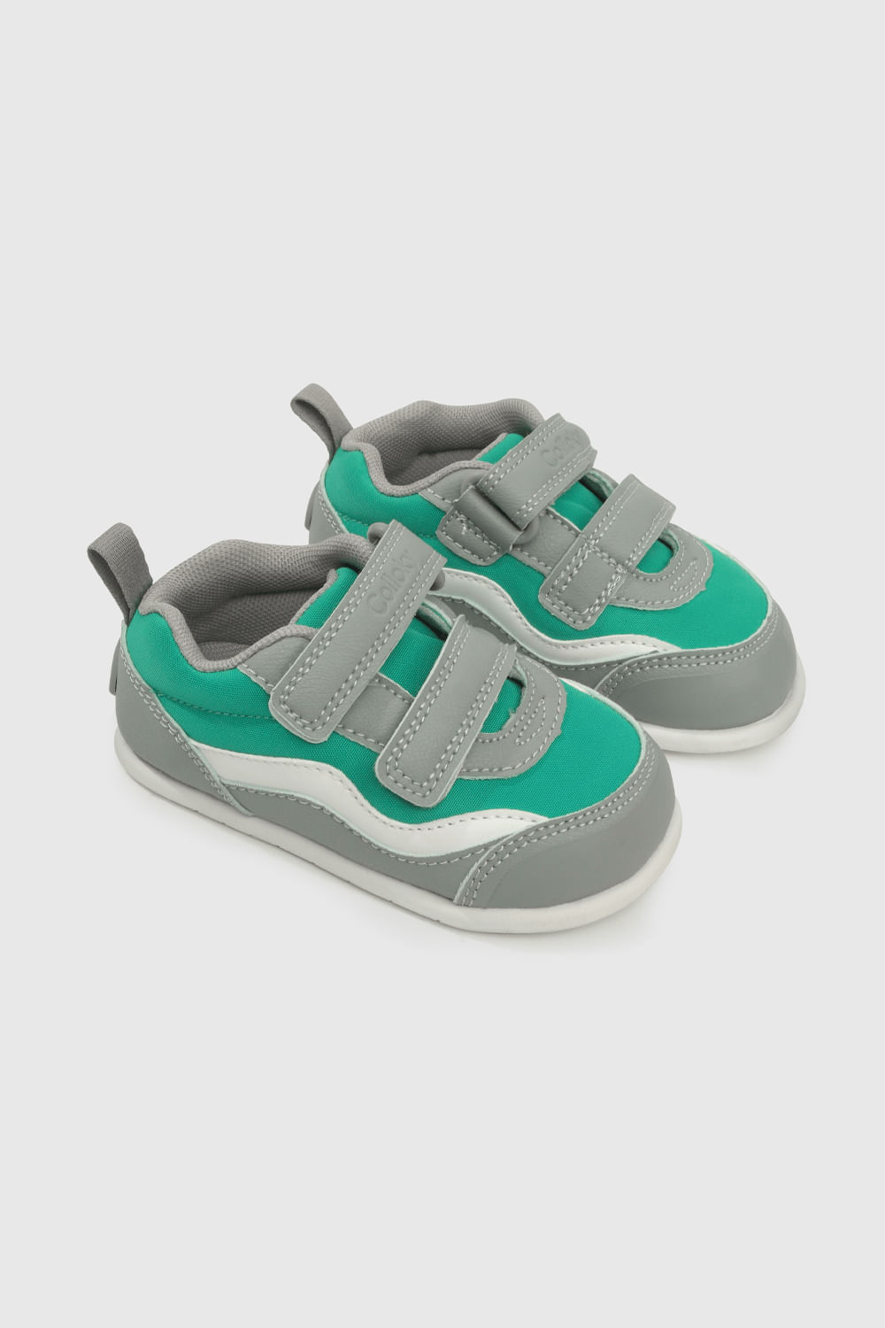 Zapatilla Lifestyle Gris Velcro Ajuste Fácil