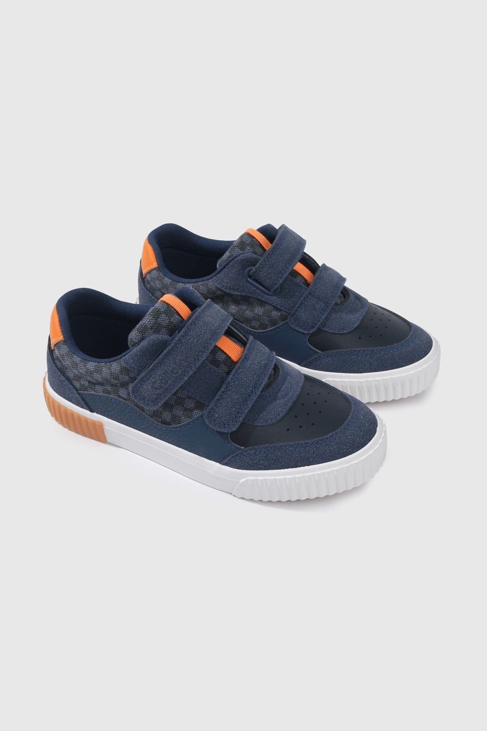 Zapatilla Urbana Azul Skate con cierre de velcro