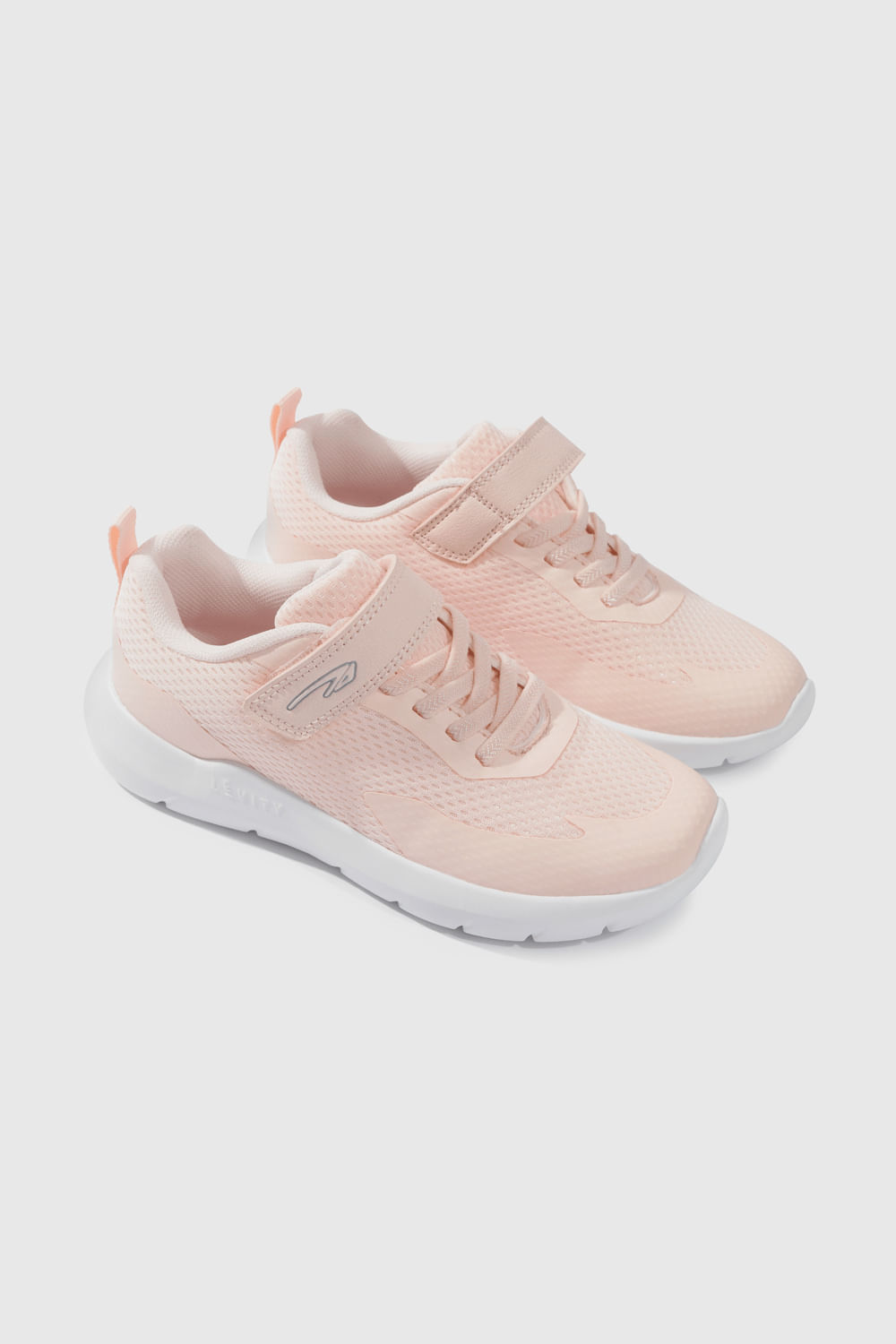 Zapatilla Running C74 Velcro Elástico Rosa Fused Phylon