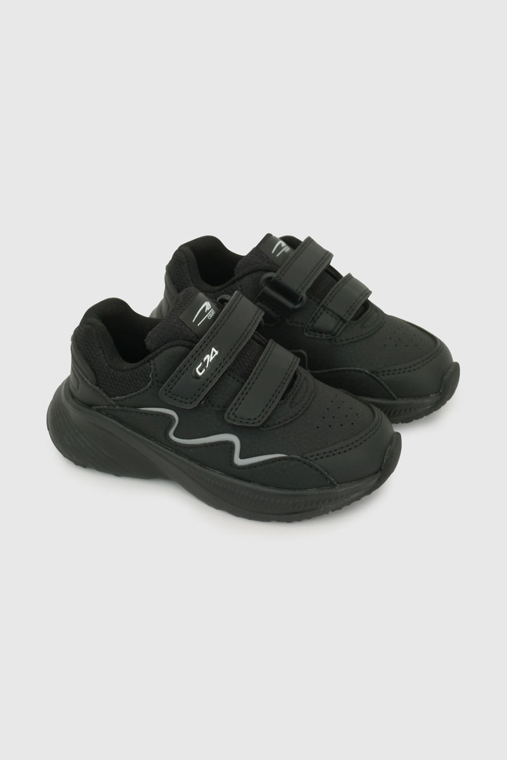 Zapatilla Ergonómico sport hamburg unisex negra 21-27
