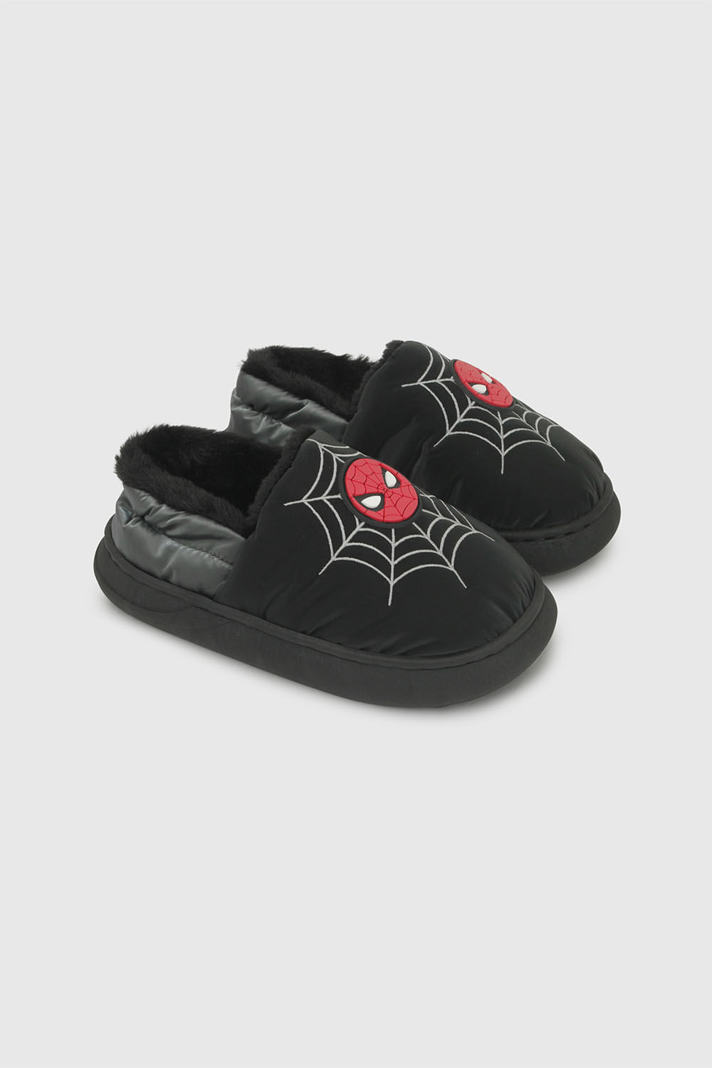 Pantufla Marvel Spiderman niño negra 28/29-36/37
